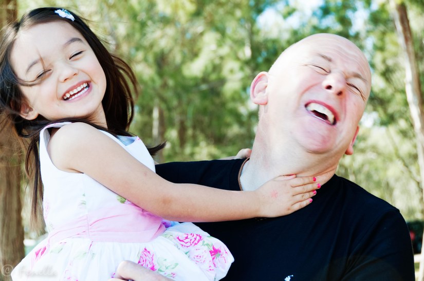 Tickles and laughter